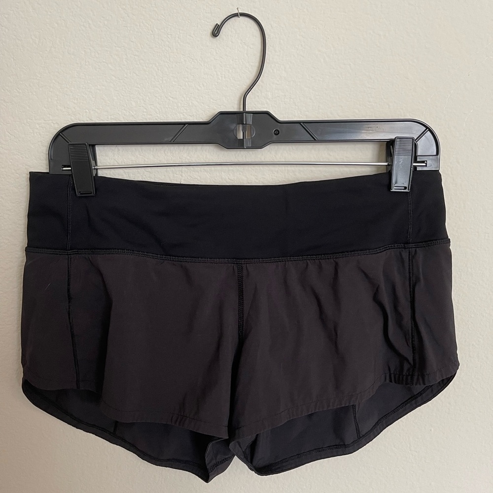 Lululemon Speed Up Low-Rise Lined Short 2.5" Black